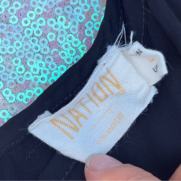 Black Loose Fit Wide Leg Spaghetti Strap Jumpsuit - Picture 2 of 10